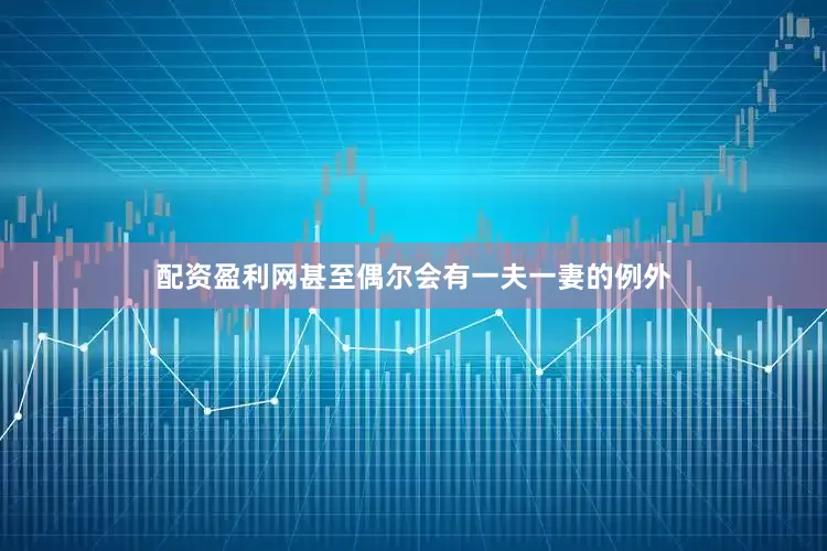 配资盈利网甚至偶尔会有一夫一妻的例外